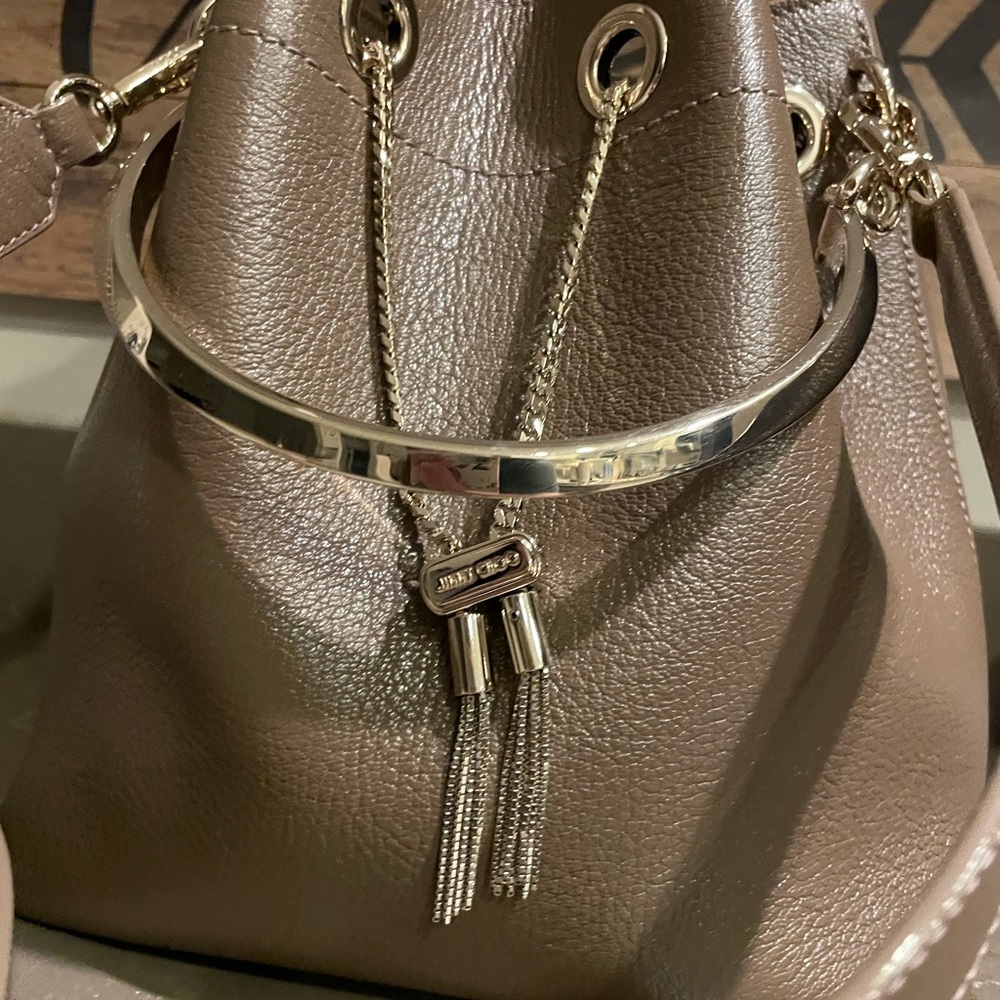 Bon Bon Leather Bucket Bag In Mocha SOLD OUT